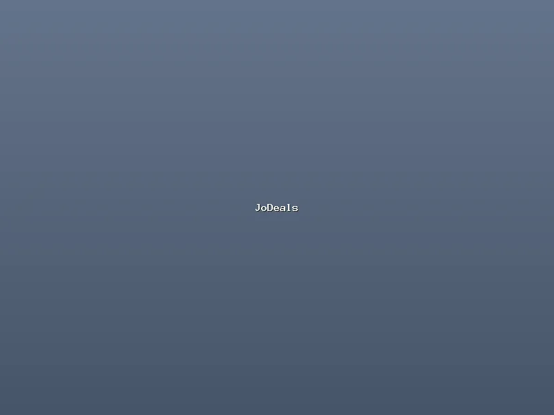 JO Dealz account Cover